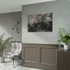 92409-241.jpg Big Elephant with Two Lion Poster