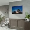 92409-246.jpg Elephant and Sunset Poster
