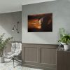 92409-256.jpg Elephant and Yellow Sky Poster