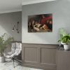 92409-26.jpg A Couple of Foxhounds with a Terrier by William Barraud Poster