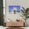 92409-34.jpg Dog on the Beach Poster