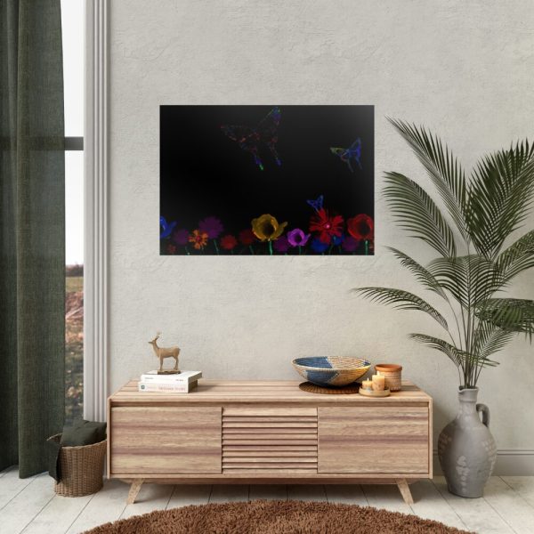 92409-37.jpg Abstract Floral Butterfly Design Poster