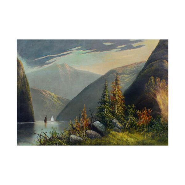 Mountain Lake Landscape Poster