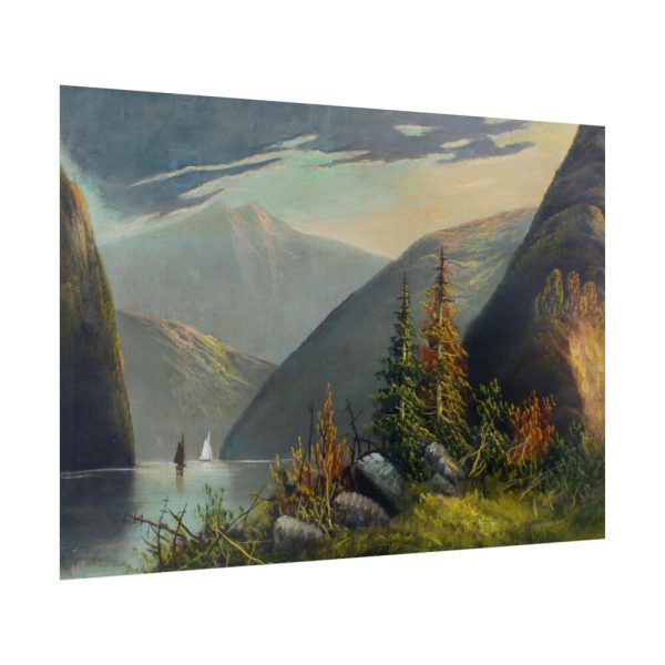 Mountain Lake Landscape Poster