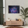 92409-40.jpg Butterfly Abstract Colorful Design Poster