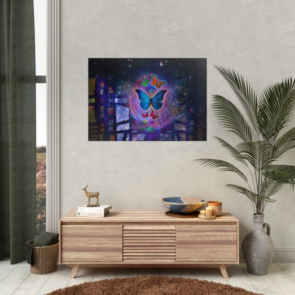 92409-40.jpg Butterfly Abstract Colorful Design Poster