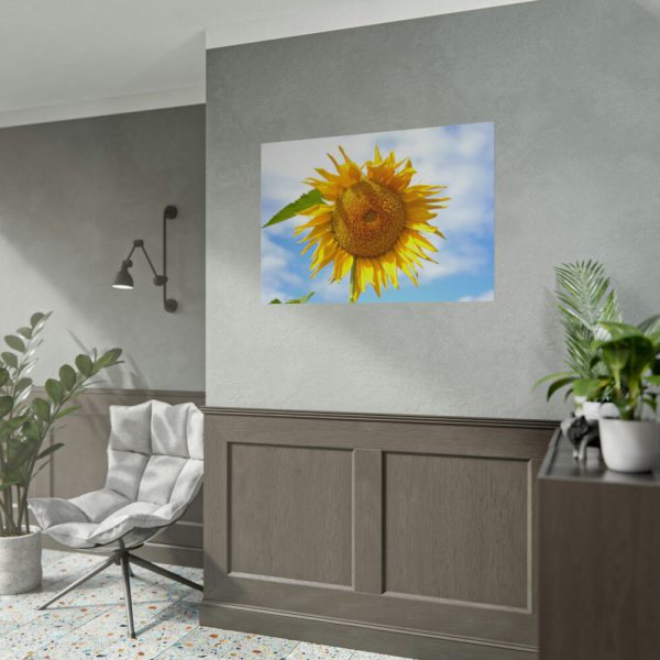 Farming Yellow Flowers  Poster