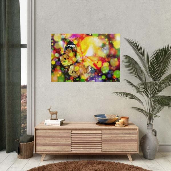 92409-46.jpg Butterfly Bokeh Magic Dream Poster
