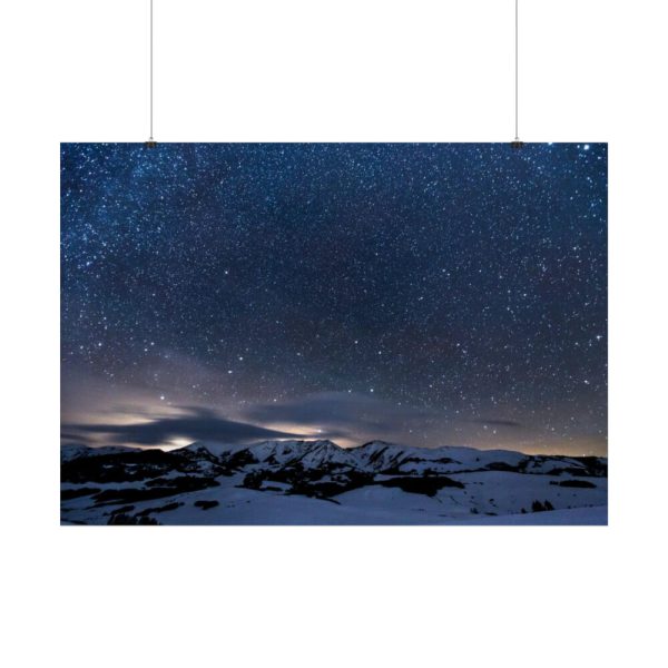 92409-463.jpg Stars Sprinkled Mountains Poster