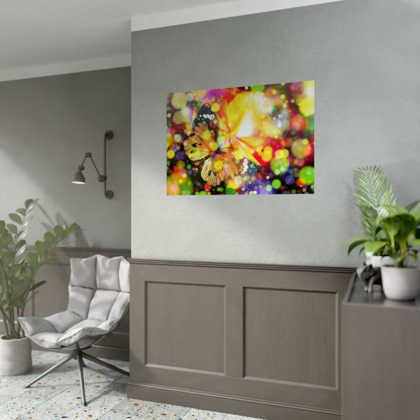 92409-47.jpg Butterfly Bokeh Magic Dream Poster