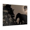 Moon Against Light Sky Poster