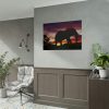 Elephant and Sunset in Africa Poster