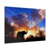 92409-494.jpg Elephants and Birds in the Nature Poster