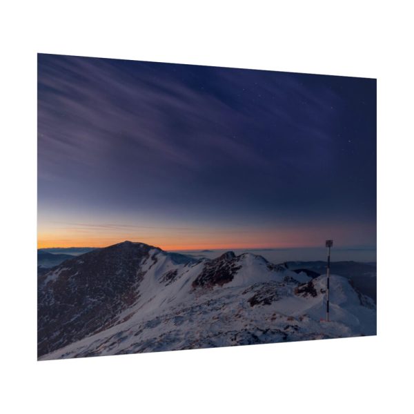 92409-509.jpg Snow Covered Ciucas Peak Poster