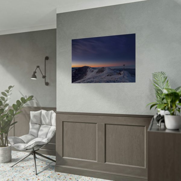 92409-511.jpg Snow Covered Ciucas Peak Poster