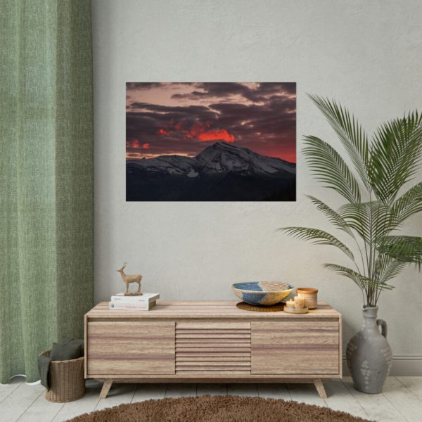 92409-515.jpg Mountain Under Cloudy Skies at Daytime Poster