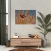 92409-55.jpg Grain Halme Cereals Butterfly Poster