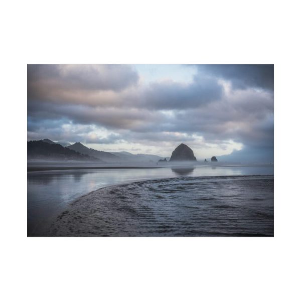 92409-562.jpg Misty View of the Mountain and Beach Poster