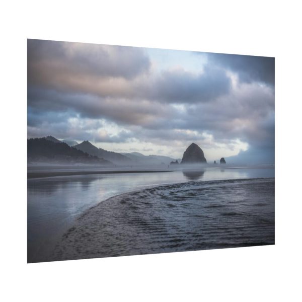 92409-564.jpg Misty View of the Mountain and Beach Poster