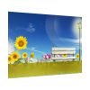 92409-579.jpg Sunflower Field With Blue Poster