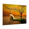 92409-624.jpg Woman in Desert on the Sand Poster
