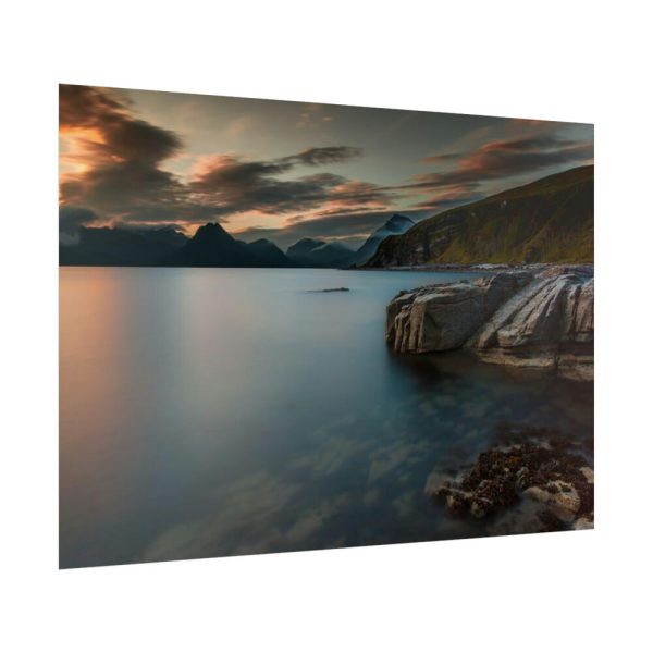 Sunset Among the Mountains Poster