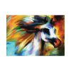 92409-69.jpg Horse in Abstract Digital Art Poster