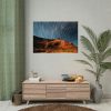92409-775.jpg Swirling Stars in a Night Sky Over Lake Powell Poster