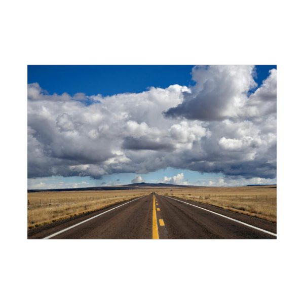 92409-782.jpg Huge Cumulus Clouds Over the Round Valley near Springerville Poster