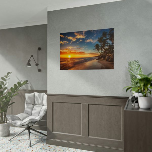 92409-811.jpg Sunrise Over the Beach Punta Cana Poster