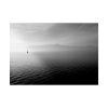 92409-837.jpg Black and White Sky and Sea Poster