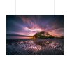 92409-843.jpg Waves Reflection and Sunrise Poster