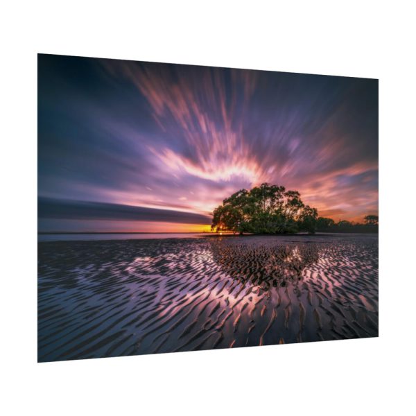 92409-844.jpg Waves Reflection and Sunrise Poster