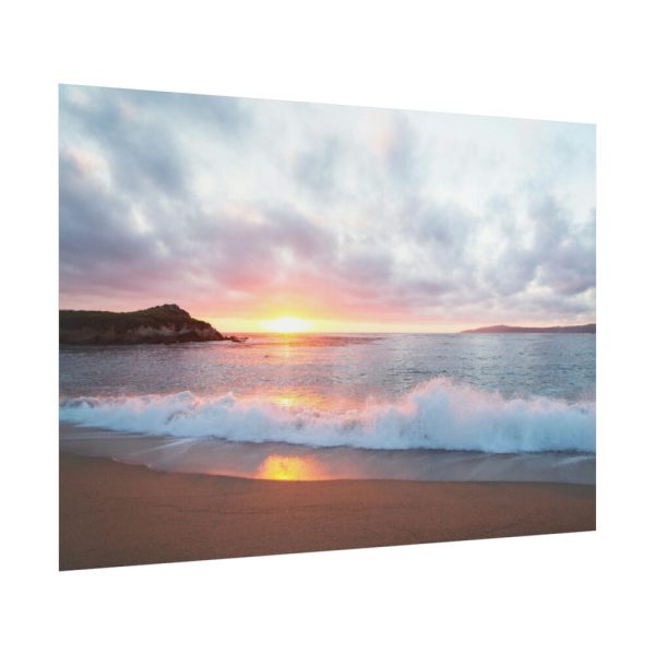 92409-864.jpg Pacific Coast Sunset at Monterey, California Poster