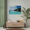 92409-905.jpg Beach View With White Sand and Blue Ocean in Summer Poster