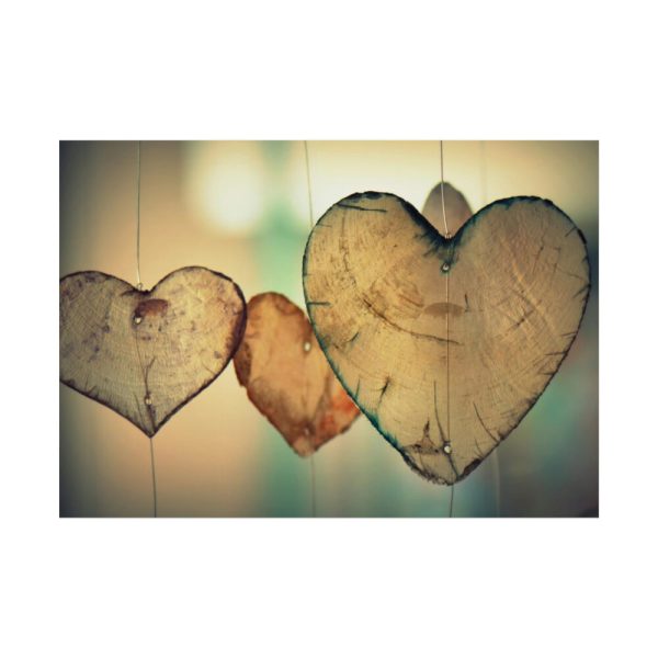 92409-927.jpg Wooden Hearts Poster