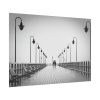 92409-939.jpg Rain on the Promenade in Black and White Poster