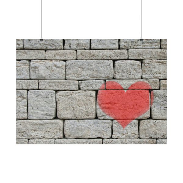 92409-953.jpg Heart on the Wall Poster