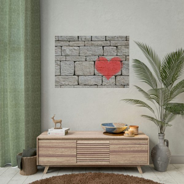 92409-955.jpg Heart on the Wall Poster