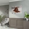 92409-98.jpg Dog Lying on Snow Poster