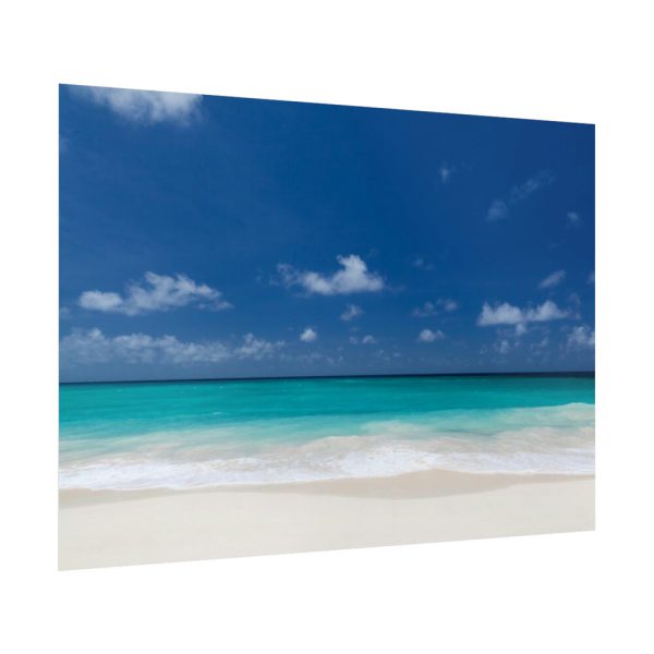 92409-984.jpg Blue Sky Sandy Beach Aesthetic Landscape Poster