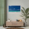 92409-985.jpg Blue Sky Sandy Beach Aesthetic Landscape Poster