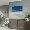 92409-986.jpg Blue Sky Sandy Beach Aesthetic Landscape Poster