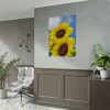 Sunflower Flower Air Clouds Poster