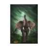 92410-126.jpg Elephant Hare Trees Fantasy Poster