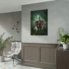 92410-130.jpg Elephant Hare Trees Fantasy Poster