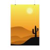 92410-157.jpg Cactus in Desert Poster