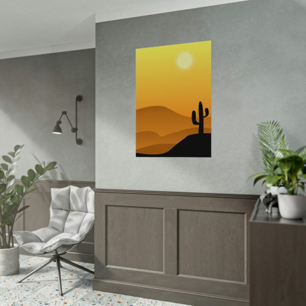 92410-160.jpg Cactus in Desert Poster