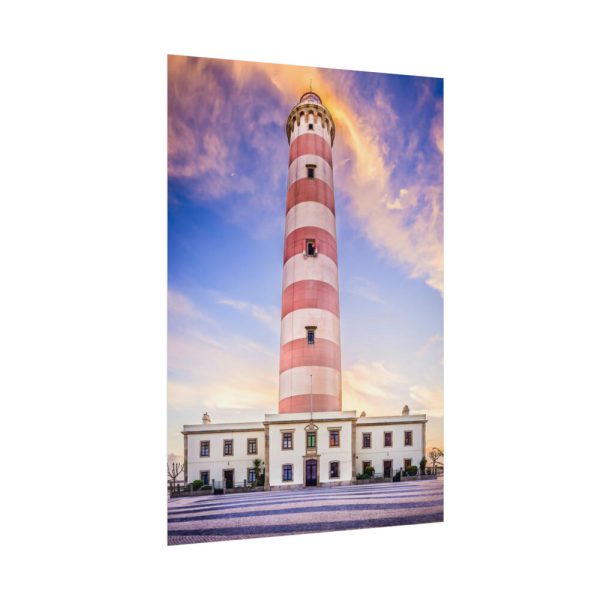 92410-178.jpg Tower With Blue and Yellow Sky Poster