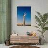 Lighthouse With Starry Night Poster